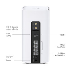 TP-Link Archer NB450 laidinis maršrutizatorius 2.5 Gigabit Ethernet Balta