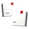Mesh Set 20003126 mesh wi-fi system Dual-band (2.4 GHz / 5 GHz) Wi-Fi 6 (802.11ax) Red, White Internal