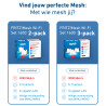 Mesh Set 20003127 tinklo „Wi-Fi“ sistema Dviguba juosta (2,4 GHz / 5 GHz) Wi-Fi 6 (802.11ax) Raudona, Balta Vidinis