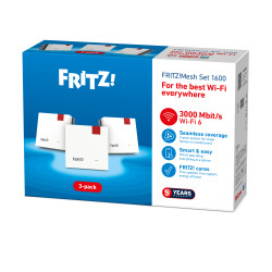 Mesh Set 20003127 mesh wi-fi system Dual-band (2.4 GHz / 5 GHz) Wi-Fi 6 (802.11ax) Red, White Internal