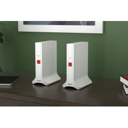 Mesh Set FRITZ! 4200 2-pack Edition International Dviguba juosta (2,4 GHz / 5 GHz) Wi-Fi 6 (802.11ax) Raudona, Balta 2x2/4x4