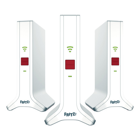 Mesh Set 20003109 tinklo „Wi-Fi“ sistema Dviguba juosta (2,4 GHz / 5 GHz) Wi-Fi 6E (802.11ax) Raudona, Balta 2x2/4x4