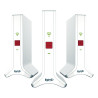 Mesh Set 20003109 mesh wi-fi system Dual-band (2.4 GHz / 5 GHz) Wi-Fi 6E (802.11ax) Red, White 2x2/4x4