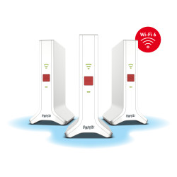 Mesh Set 20003109 tinklo „Wi-Fi“ sistema Dviguba juosta (2,4 GHz / 5 GHz) Wi-Fi 6E (802.11ax) Raudona, Balta 2x2/4x4