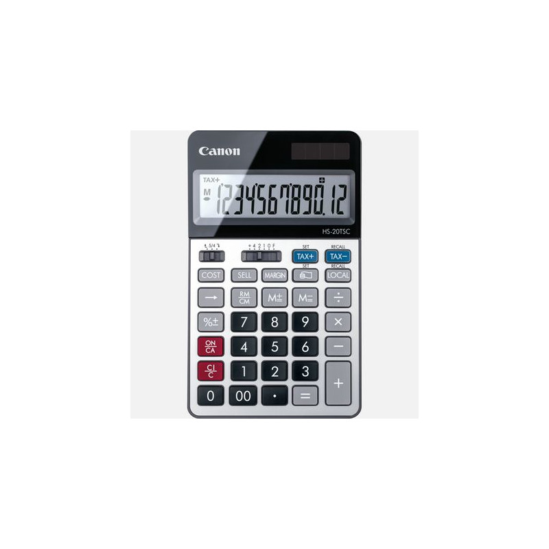 Canon HS-20TSC skaičiuotuvas Desktopas Finansų skaičiuotuvas Juoda, Sidabras