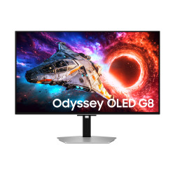 Samsung G80SH computer monitor 81.3 cm (32") 3840 x 2160 pixels 4K Ultra HD OLED Silver
