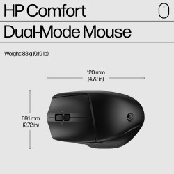 HP 685 Comfort Dual-Mode Mouse kompiuterio pelė Namo Dešinės rankos Wi-Fi 1200 DPI