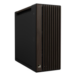 ASUS ProArt PA602 Wood Edition Modern Black - Metal Panel Midi Tower Black, Wood