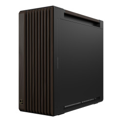 ASUS ProArt PA602 Wood Edition Modern Black - Metal Panel „Midi Tower“ Juoda, Medis