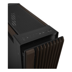 ASUS ProArt PA602 Wood Edition Modern Black - Metal Panel „Midi Tower“ Juoda, Medis