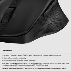 HP 685 Comfort Dual-Mode Mouse kompiuterio pelė Namo Dešinės rankos Wi-Fi 1200 DPI