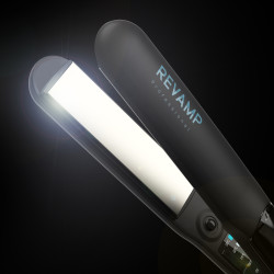 Revamp Progloss Steamcare Tiesinimo žnyplės Garinis Juoda 3 m