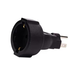 Microconnect PETRAVEL3 maitinimo kištukų adapteris B tipas F tipas Juoda