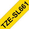 Brother TZE-SL661 etikečių juostelė Juoda ant geltonos