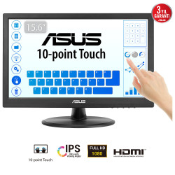 ASUS Touch VT169HE kompiuterio monitorius 39,6 cm (15.6") 1920 x 1080 pikseliai „Full HD“ LED Lietimui jautrus ekranas Stalo pav