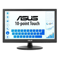 ASUS Touch VT169HE kompiuterio monitorius 39,6 cm (15.6") 1920 x 1080 pikseliai „Full HD“ LED Lietimui jautrus ekranas Stalo pav