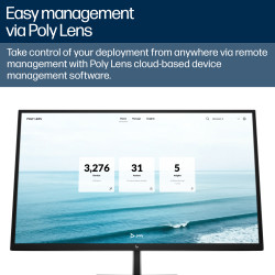 HP Poly V52 White 3840 x 2160 pixels