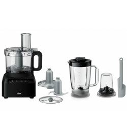 Braun FP 3132 BK virtuvinis kombainas 800 W 2,1 L Juoda