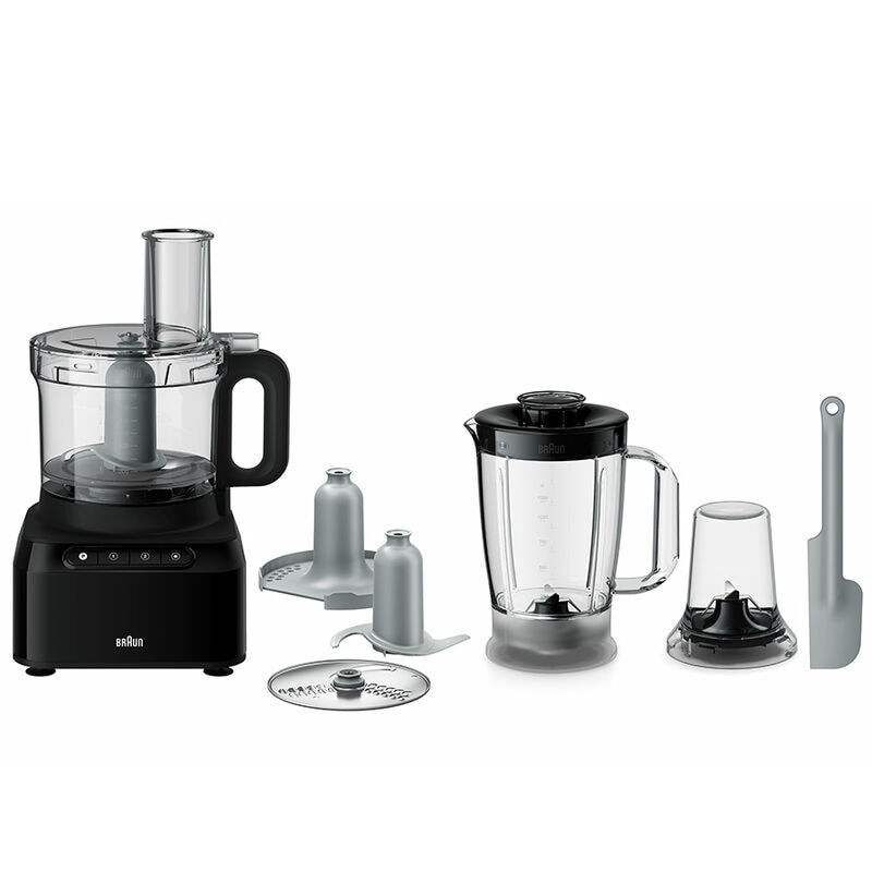 Braun FP 3132 BK virtuvinis kombainas 800 W 2,1 L Juoda
