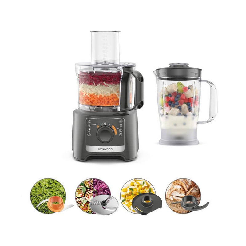 Kenwood FDP31.170GY virtuvinis kombainas 800 W 2,1 L Pilka