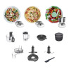 Kenwood MultiPro Express virtuvinis kombainas 1000 W 3 L Sidabras