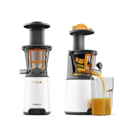 Kenwood JMP 400 WH sulčiaspaudė Lėtaeigė sulčiaspaudė 140 W Juoda, Balta