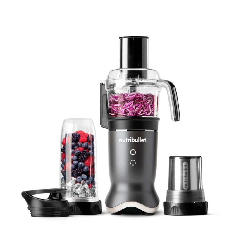 NutriBullet NB1224DG 0,9 L Pastatomas trintuvas 1200 W Tamsiai Pilka