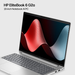 HP EliteBook 6 G2a AI PC AMD Ryzen™ 5 230 Laptop 40.6 cm (16") WUXGA 16 GB DDR5-SDRAM 512 GB SSD Wi-Fi 7 (802.11be) Windows 11 P
