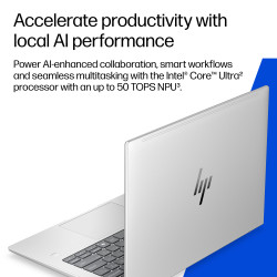 HP EliteBook 6 G2i Next Gen AI PC Intel Core Ultra 5 322 Laptop 35.6 cm (14") WUXGA 16 GB DDR5-SDRAM 512 GB SSD Wi-Fi 7 (802.11b