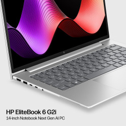 HP EliteBook 6 G2i Next Gen AI PC Intel Core Ultra 5 322 Laptop 35.6 cm (14") WUXGA 16 GB DDR5-SDRAM 512 GB SSD Wi-Fi 7 (802.11b