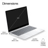 HP EliteBook 8 Flip G2i 13 Next Gen AI PC Copilot+ PC Intel Core Ultra 5 325 Laptop 33.8 cm (13.3") Touchscreen WUXGA 32 GB LPDD
