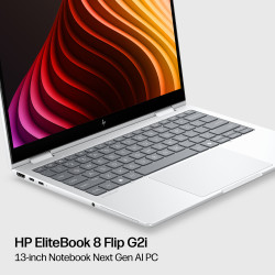 HP EliteBook 8 Flip G2i 13 Next Gen AI PC Copilot+ PC Intel Core Ultra 5 325 Laptop 33.8 cm (13.3") Touchscreen WUXGA 32 GB LPDD
