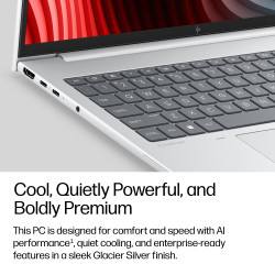 HP EliteBook 8 G2a Next Gen AI PC AMD Ryzen™ AI 5 435 Laptop 40.6 cm (16") WUXGA 16 GB DDR5-SDRAM 512 GB SSD Wi-Fi 7 (802.11be) 