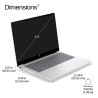 HP EliteBook 6 8 G2i Next Gen AI PC Intel Core Ultra 5 325 Nešiojamas kompiuteris 33,8 cm (13.3") WUXGA 16 GB LPDDR5x-SDRAM 512 