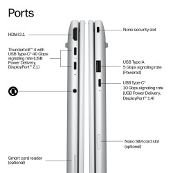 HP EliteBook 8 G2i Next Gen AI PC Copilot+ PC Intel Core Ultra 7 355 Nešiojamas kompiuteris 35,6 cm (14") WUXGA 16 GB DDR5-SDRAM