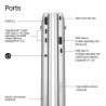 HP EliteBook 8 G2i Next Gen AI PC Copilot+ PC Intel Core Ultra 7 355 Nešiojamas kompiuteris 35,6 cm (14") WUXGA 32 GB LPDDR5x-SD