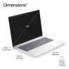 HP EliteBook 8 G2i Next Gen AI PC Intel Core Ultra 7 355 Nešiojamas kompiuteris 40,6 cm (16") WUXGA 16 GB DDR5-SDRAM 512 GB SSD 