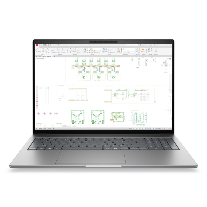 HP ZBook 8 G2i 16 Copilot+ PC Intel Core Ultra 7 356H Mobili darbo stotis 40,6 cm (16") WUXGA 32 GB DDR5-SDRAM 512 GB SSD NVIDIA