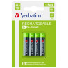 Verbatim 49514 Rechargeable batteries AAA 4pcs