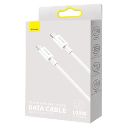 Baseus CATYS-C02 Superior Fast Charging Data Cable USB-C - USB-C 100W 2m / white