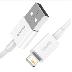 Baseus CALYS-A02 Superior Fast Charging Cable Lightning 2.4A 1m / White
