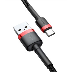 Baseus Cafule USB-C Cable 3A 1m / Red/Black