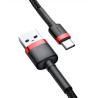 Baseus Cafule USB-C Cable 3A 1m / Red/Black