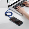 Baseus CAJY000603 Crystal Shine Series Data Cable USB-C - USB-C 100W 1.2m / blue