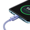 Baseus CAJY000605 Crystal Shine Series Data Cable USB-C - USB-C 100W 1,2m / Purple