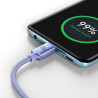 Baseus CAJY000605 Crystal Shine Series Data Cable USB-C - USB-C 100W 1,2m / Purple