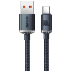 Baseus CAJY000401 Crystal Shine Series Data Cable USB - USB-C 100W 1.2m / black