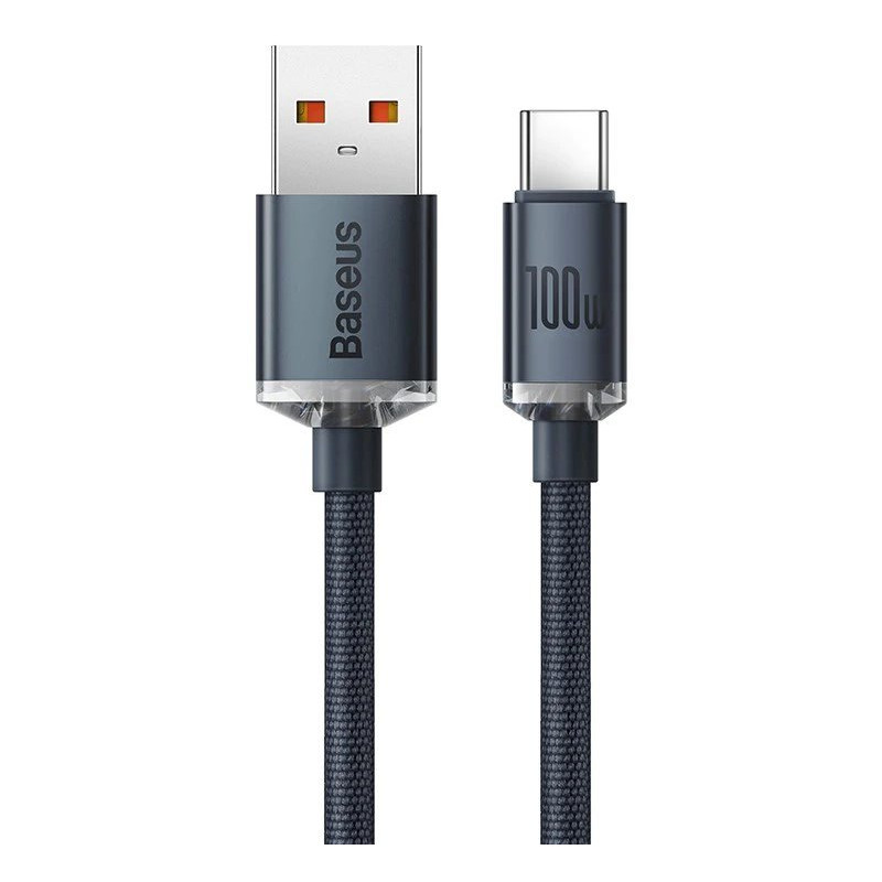 Baseus CAJY000401 Crystal Shine Series Data Cable USB - USB-C 100W 1.2m / black