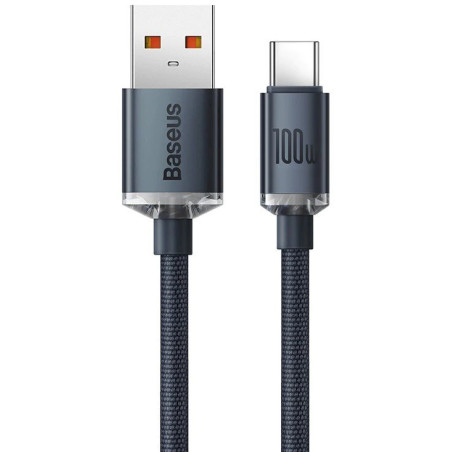 Baseus CAJY000401 Crystal Shine Series Data Cable USB - USB-C 100W 1.2m / black
