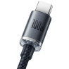 Baseus CAJY000401 Crystal Shine Series Data Cable USB - USB-C 100W 1.2m / black